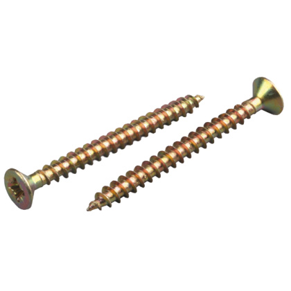 Шуруп по дер. 3,5х 35 оцинк.желтый